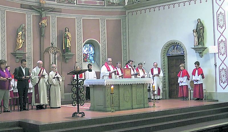 Gottesdienst zur Gründung der Pfarreiengemeinschaft Warndt